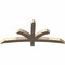 Ekena Millwork Davenport Smooth Timber Gable Bracket, Douglas Fir, 60"W x 27"H x 3 1/2"D x 3 1/2"F, 11/12 Pitch GBW060X27X0404DAV00SDF - alternate 4